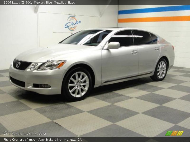 Mercury Silver Metallic / Black 2006 Lexus GS 300