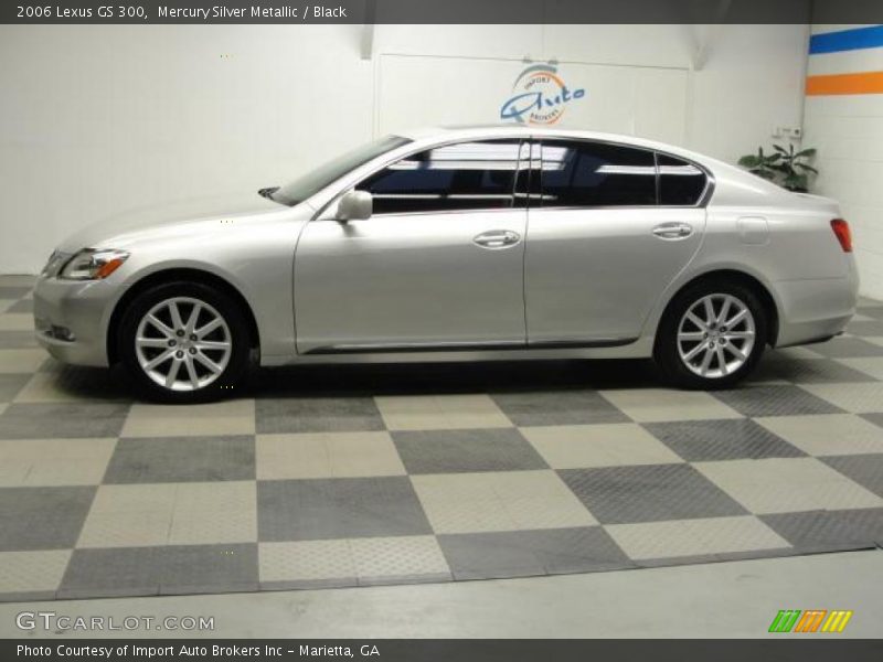 Mercury Silver Metallic / Black 2006 Lexus GS 300