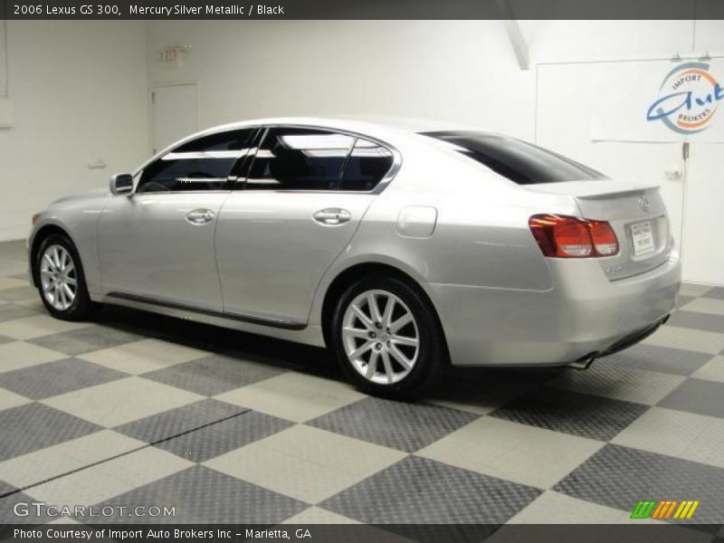Mercury Silver Metallic / Black 2006 Lexus GS 300