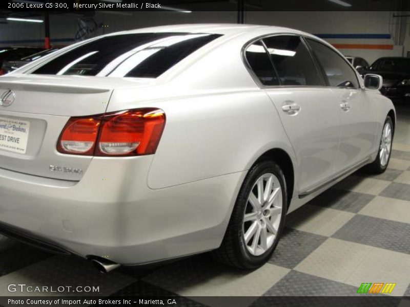 Mercury Silver Metallic / Black 2006 Lexus GS 300