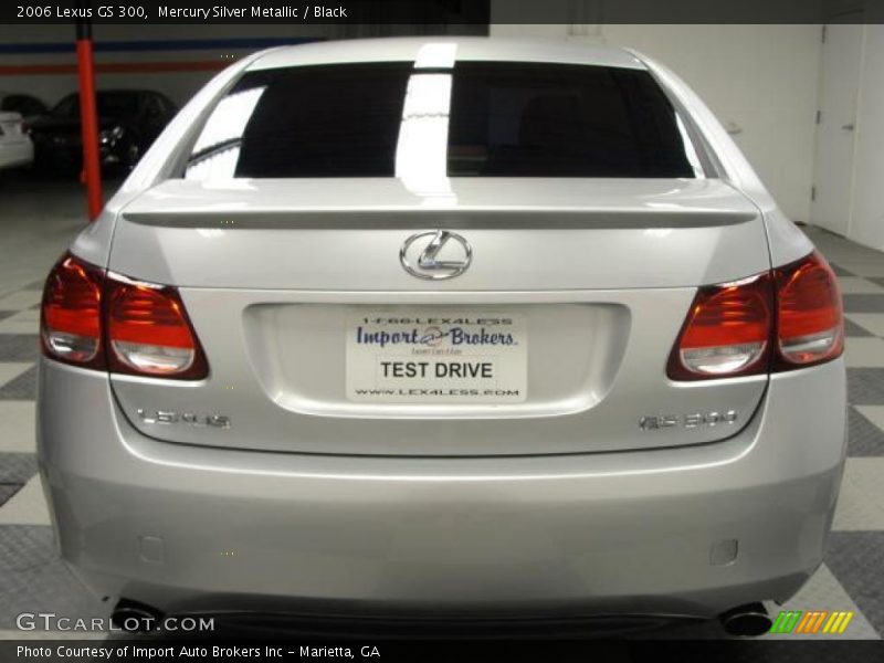 Mercury Silver Metallic / Black 2006 Lexus GS 300