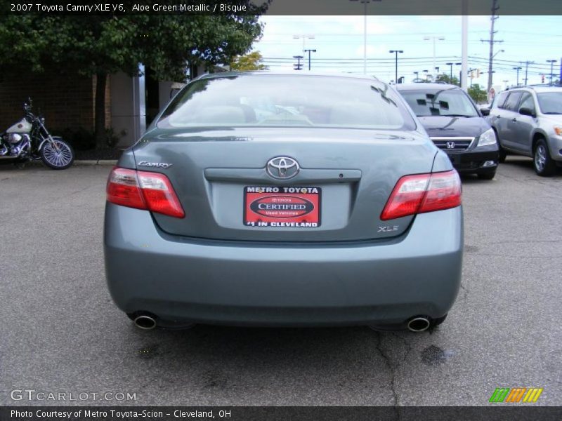 Aloe Green Metallic / Bisque 2007 Toyota Camry XLE V6
