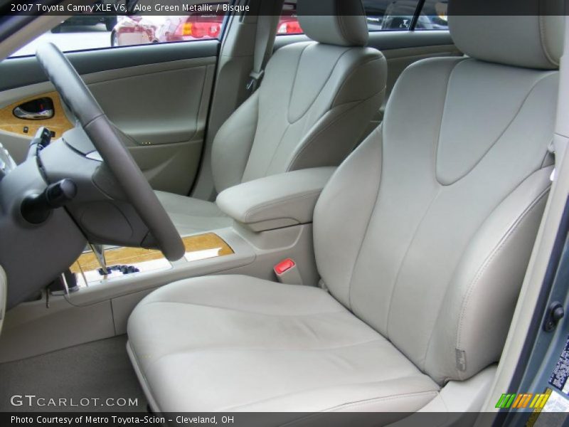 Aloe Green Metallic / Bisque 2007 Toyota Camry XLE V6