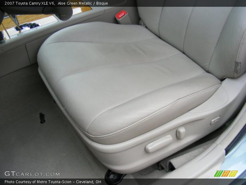 Aloe Green Metallic / Bisque 2007 Toyota Camry XLE V6