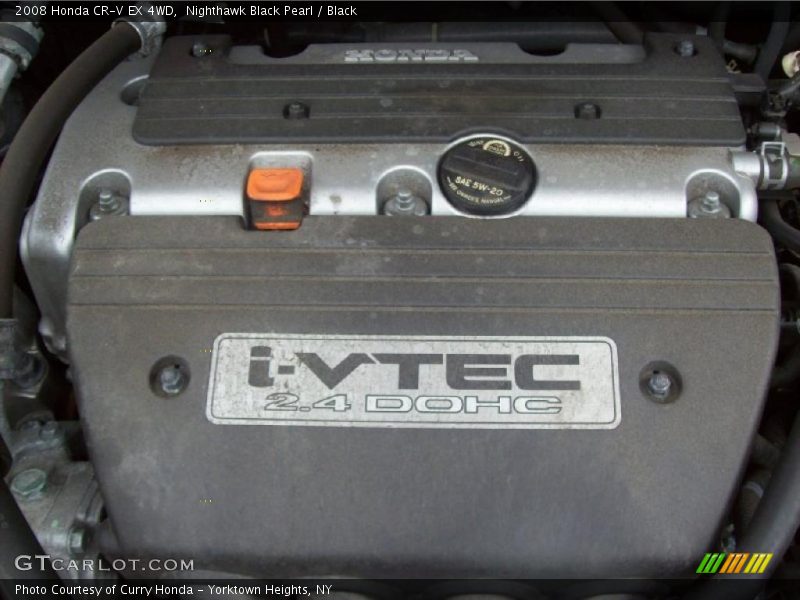 Nighthawk Black Pearl / Black 2008 Honda CR-V EX 4WD