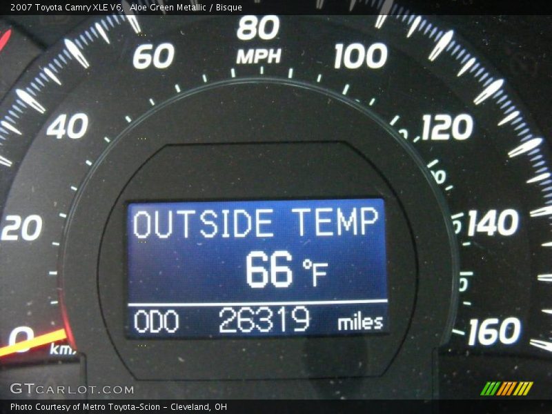 Aloe Green Metallic / Bisque 2007 Toyota Camry XLE V6