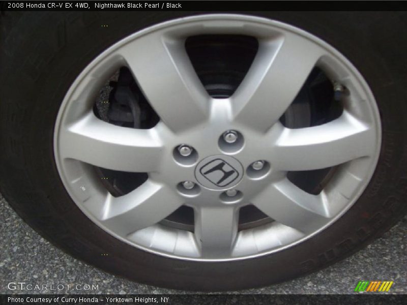 Nighthawk Black Pearl / Black 2008 Honda CR-V EX 4WD