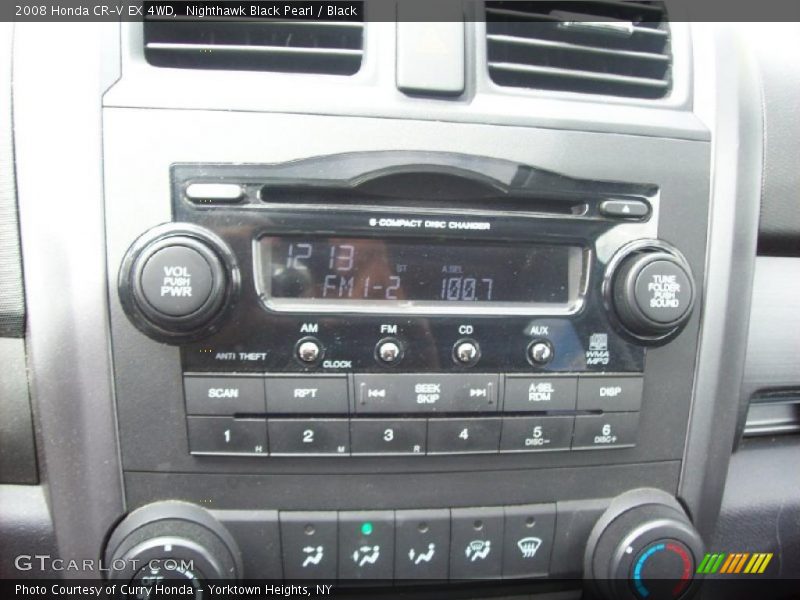 Nighthawk Black Pearl / Black 2008 Honda CR-V EX 4WD