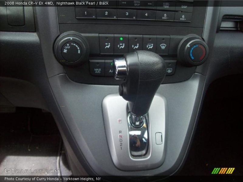 Nighthawk Black Pearl / Black 2008 Honda CR-V EX 4WD