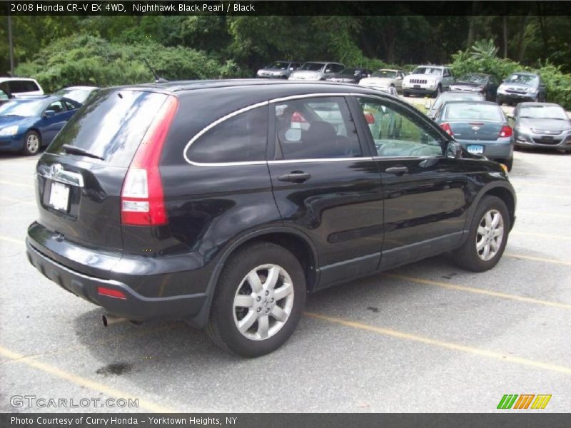 Nighthawk Black Pearl / Black 2008 Honda CR-V EX 4WD