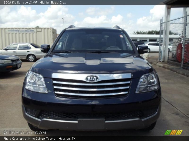Midnite Blue / Gray 2009 Kia Borrego LX V6