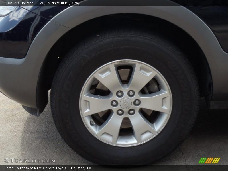 Midnite Blue / Gray 2009 Kia Borrego LX V6