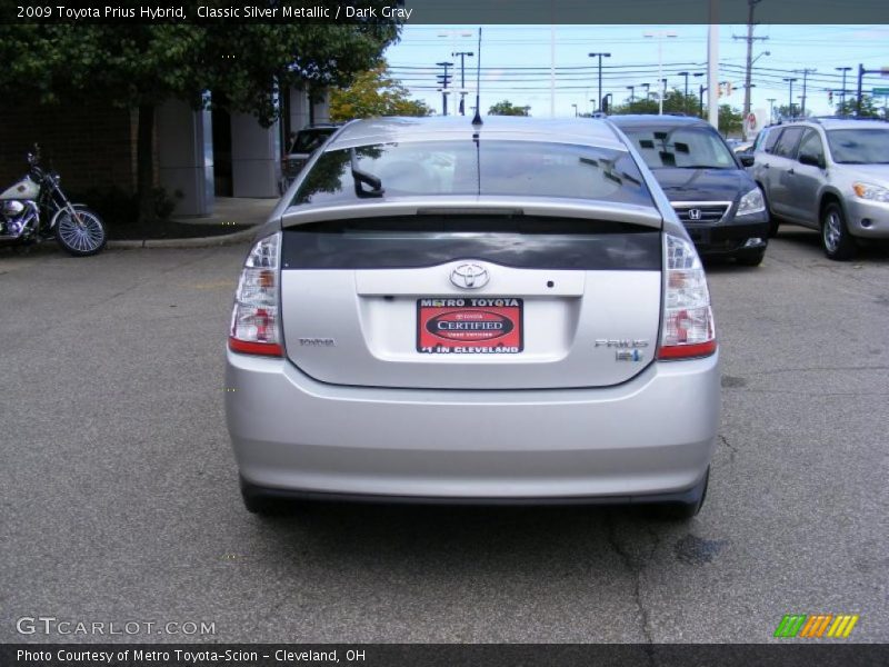 Classic Silver Metallic / Dark Gray 2009 Toyota Prius Hybrid