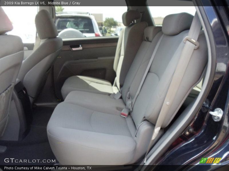 Midnite Blue / Gray 2009 Kia Borrego LX V6