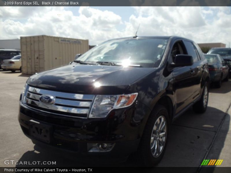 Black / Charcoal Black 2009 Ford Edge SEL