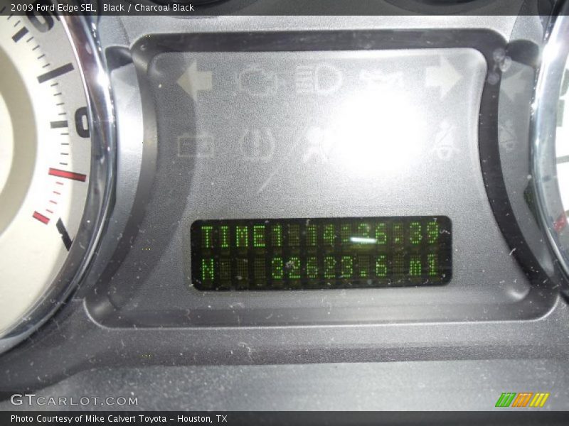 Black / Charcoal Black 2009 Ford Edge SEL