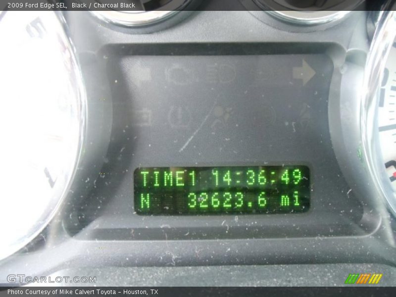 Black / Charcoal Black 2009 Ford Edge SEL