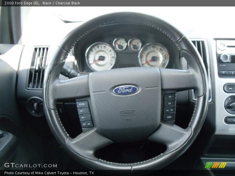 Black / Charcoal Black 2009 Ford Edge SEL