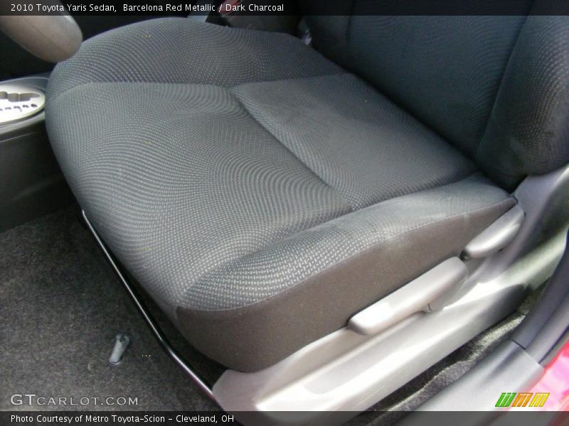 Barcelona Red Metallic / Dark Charcoal 2010 Toyota Yaris Sedan