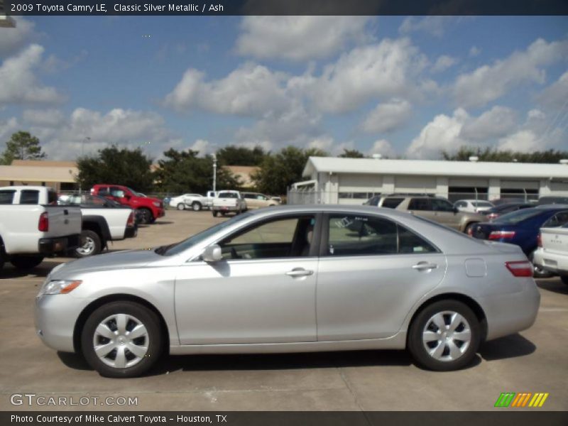 Classic Silver Metallic / Ash 2009 Toyota Camry LE