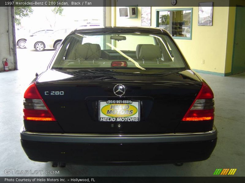Black / Tan 1997 Mercedes-Benz C 280 Sedan