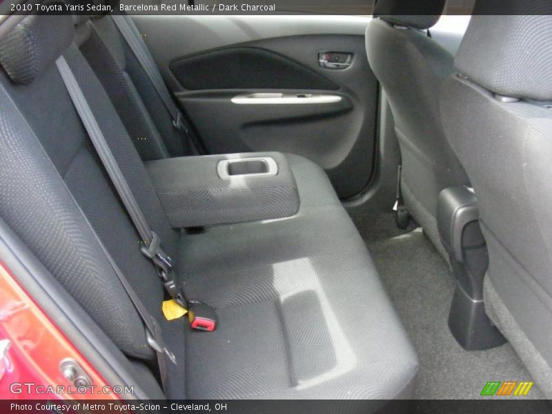 Barcelona Red Metallic / Dark Charcoal 2010 Toyota Yaris Sedan