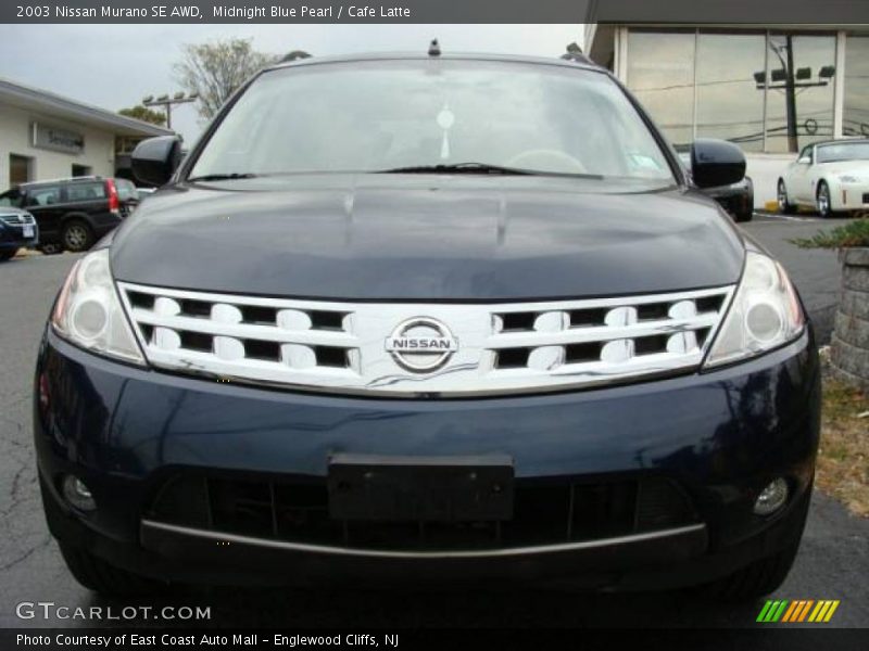 Midnight Blue Pearl / Cafe Latte 2003 Nissan Murano SE AWD