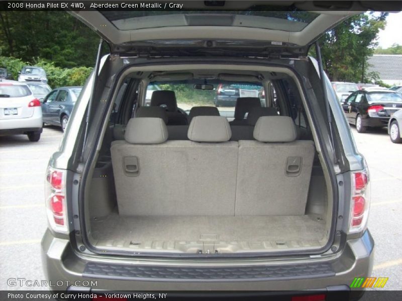 Aberdeen Green Metallic / Gray 2008 Honda Pilot EX 4WD