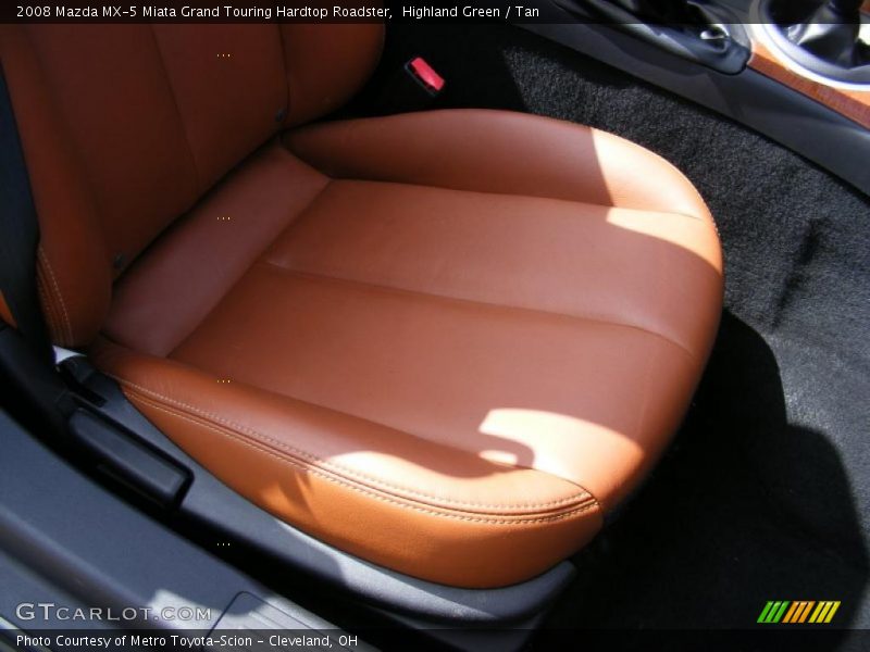 Highland Green / Tan 2008 Mazda MX-5 Miata Grand Touring Hardtop Roadster