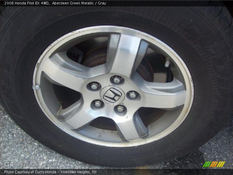 Aberdeen Green Metallic / Gray 2008 Honda Pilot EX 4WD
