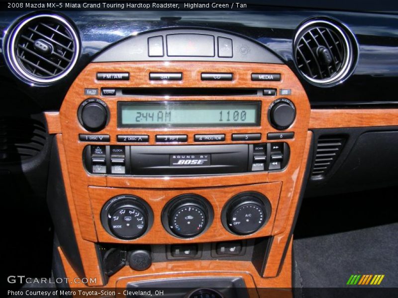 Highland Green / Tan 2008 Mazda MX-5 Miata Grand Touring Hardtop Roadster