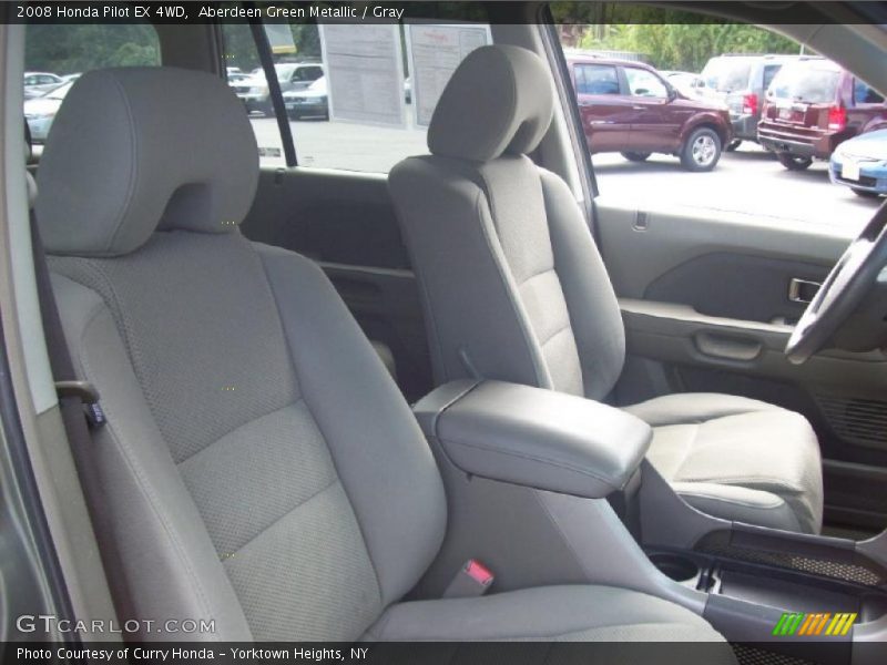 Aberdeen Green Metallic / Gray 2008 Honda Pilot EX 4WD