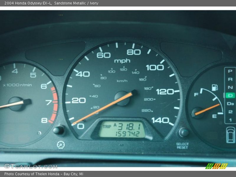 Sandstone Metallic / Ivory 2004 Honda Odyssey EX-L