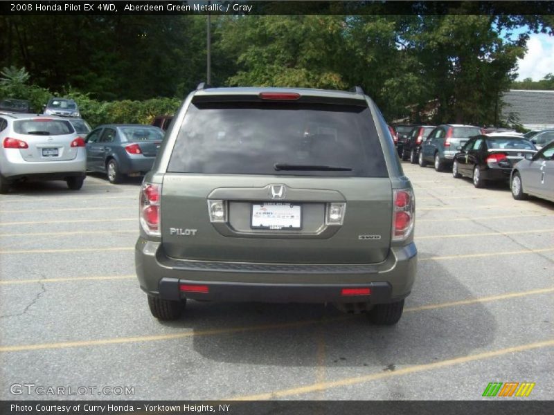 Aberdeen Green Metallic / Gray 2008 Honda Pilot EX 4WD