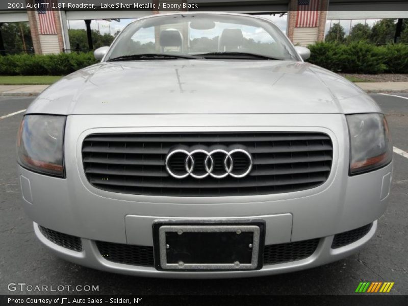 Lake Silver Metallic / Ebony Black 2001 Audi TT 1.8T Roadster