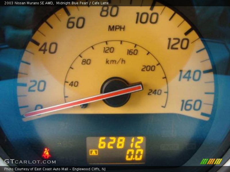 Midnight Blue Pearl / Cafe Latte 2003 Nissan Murano SE AWD