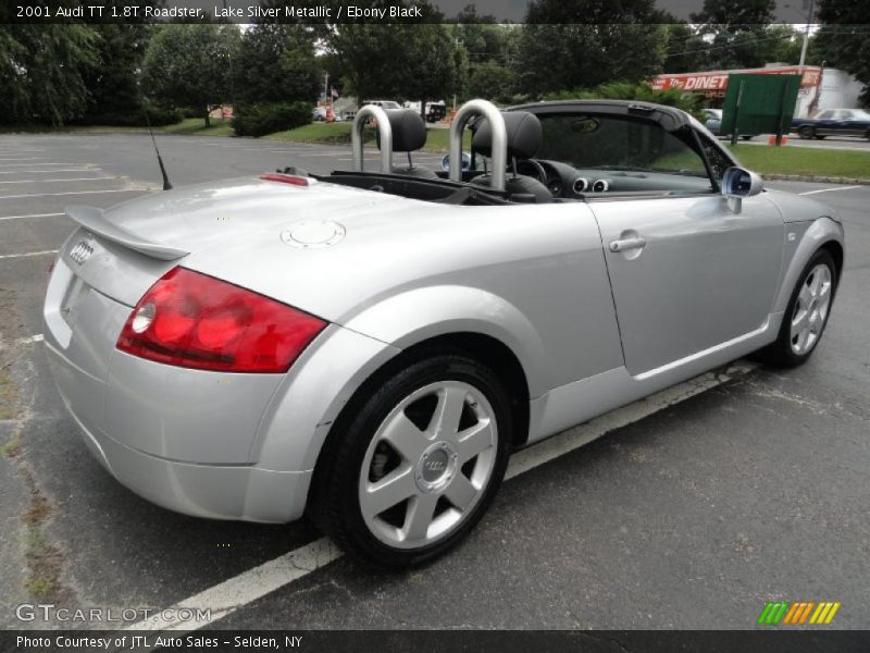Lake Silver Metallic / Ebony Black 2001 Audi TT 1.8T Roadster