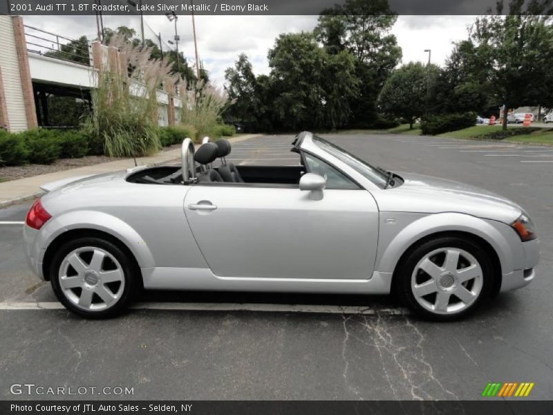 Lake Silver Metallic / Ebony Black 2001 Audi TT 1.8T Roadster