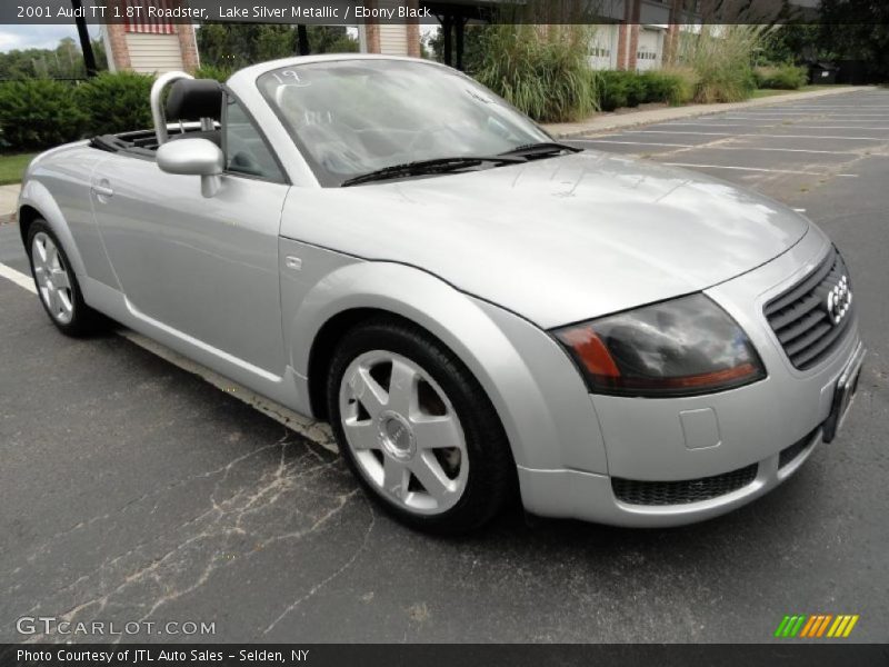 Lake Silver Metallic / Ebony Black 2001 Audi TT 1.8T Roadster