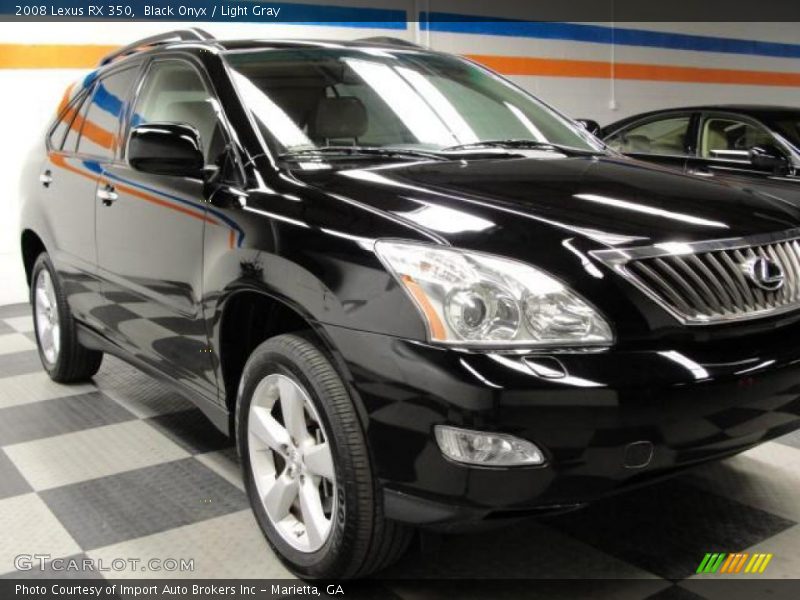 Black Onyx / Light Gray 2008 Lexus RX 350