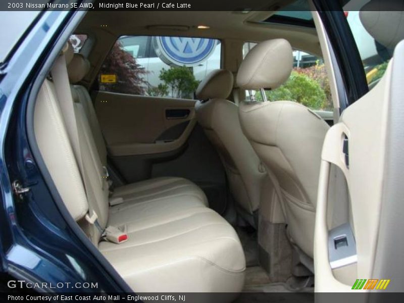 Midnight Blue Pearl / Cafe Latte 2003 Nissan Murano SE AWD