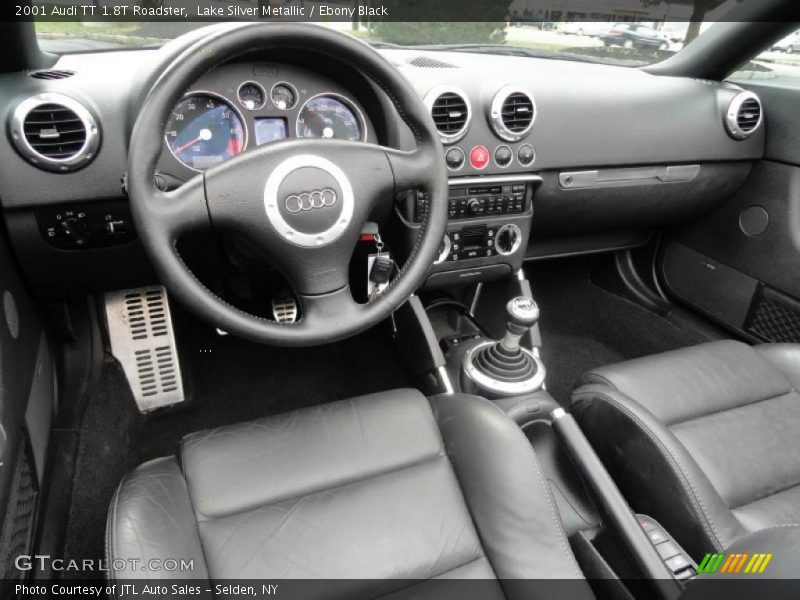 Lake Silver Metallic / Ebony Black 2001 Audi TT 1.8T Roadster