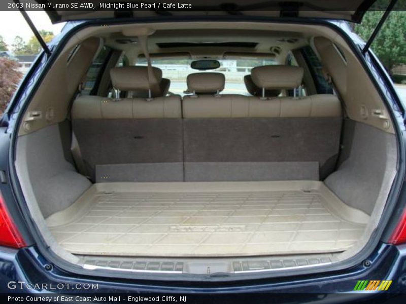 Midnight Blue Pearl / Cafe Latte 2003 Nissan Murano SE AWD
