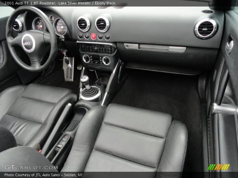 Lake Silver Metallic / Ebony Black 2001 Audi TT 1.8T Roadster