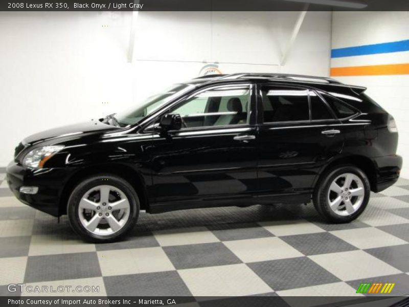Black Onyx / Light Gray 2008 Lexus RX 350