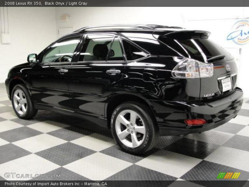 Black Onyx / Light Gray 2008 Lexus RX 350