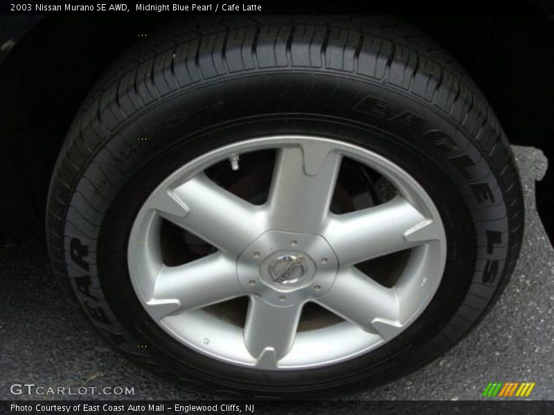 Midnight Blue Pearl / Cafe Latte 2003 Nissan Murano SE AWD