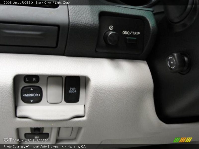 Black Onyx / Light Gray 2008 Lexus RX 350