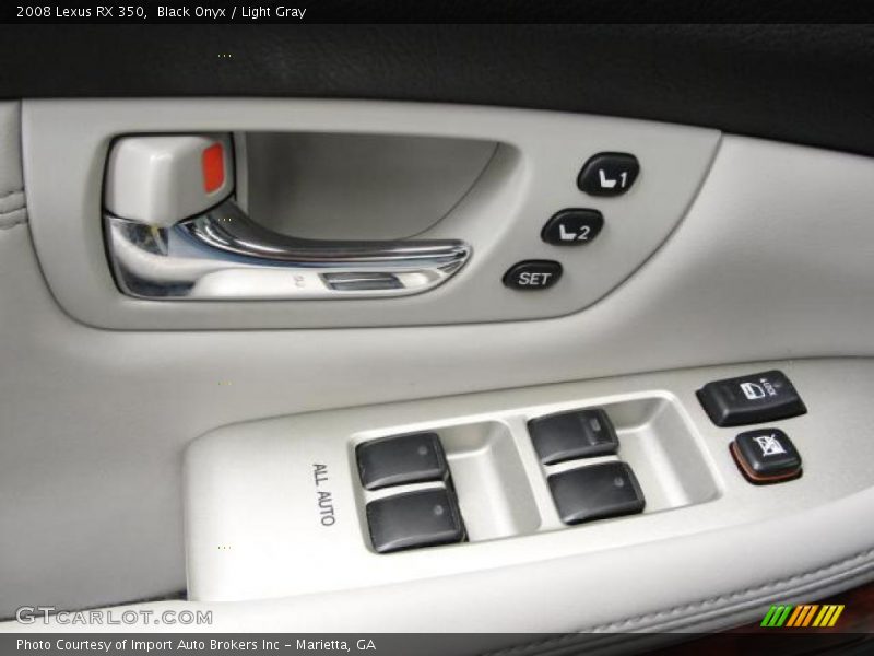 Black Onyx / Light Gray 2008 Lexus RX 350