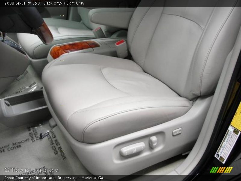 Black Onyx / Light Gray 2008 Lexus RX 350